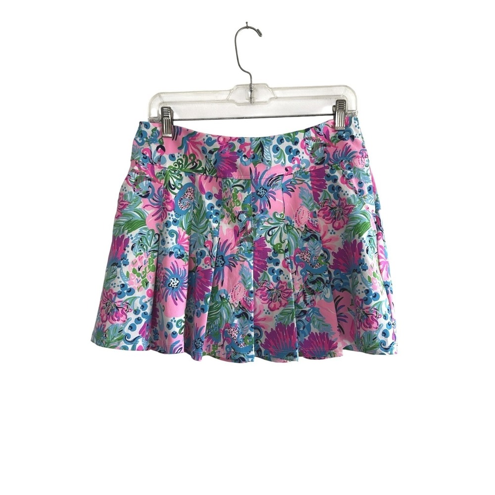 Lilly Pulitzer Paradise Petals Mandevilla Baby Pleated Skort Womens size 6